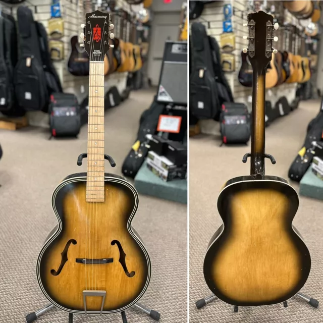 1960's Harmony H1213 'Archtone' Archtop Guitar w/ Piezo Pickup (2 of 2) 1960's Harmony H1213 'Archtone' Archtop Guitar w/ Piezo Pickup (2 of 2)