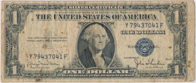 USA One Dollar series 1935 D