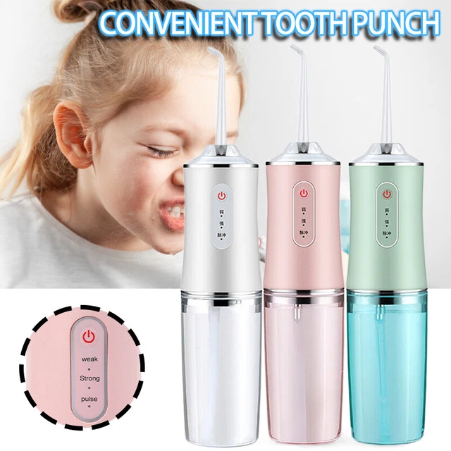 Cordless Water Flosser Dental Oral Irrigator Teeth Cleaner +4 Jet M