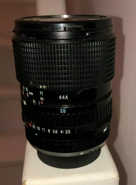 VINTAGE RARE OBJECTIF LENS TAMRON 2 ADAPTALL  CF MACRO 1:3.5- 4,5  F=28-70mm