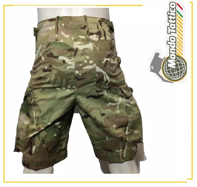 Bermuda Uomo Cargo Shorts Tasche Laterali Pantaloni Corti Multi-tasche mimetico 3