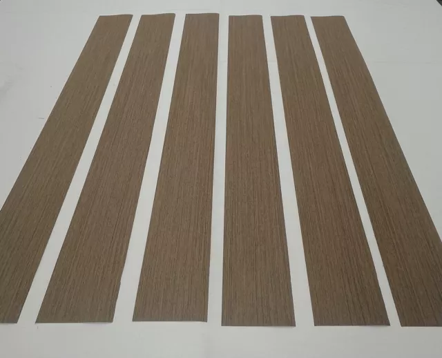 Composite Wenge Wood Veneer. 1/42 Thick. 6 Sheets (38.5" X 4”) 6  Sq Ft