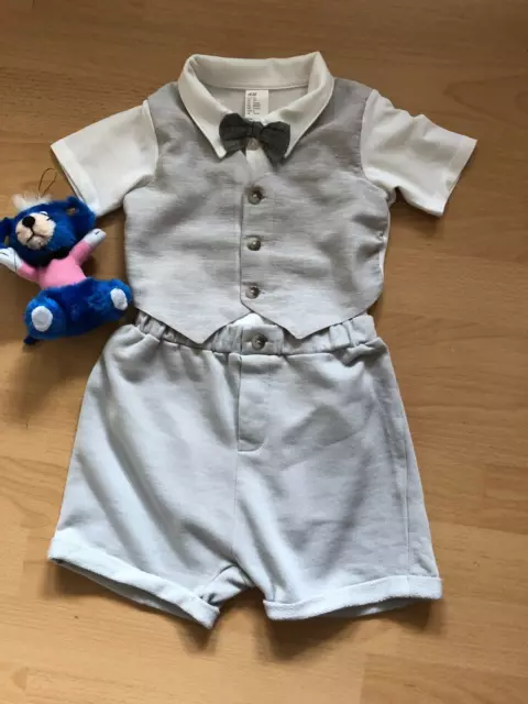 H&M Baby Junge Bekleidung 2tlg.Set Gr.92 Anzug Fotoshooting~Party~Hochzeit~Taufe