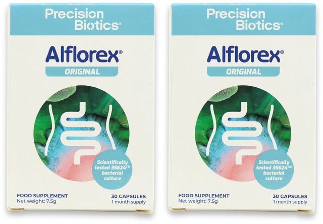 PRECISION BIOTICS ALFLOREX Original 30 Capsules X 2 £37.09 - PicClick UK