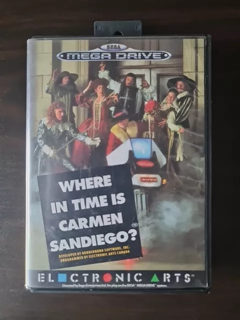 Sega Mega Drive Spiel : Where in the World is Carmen Sandiego - PAL Modul