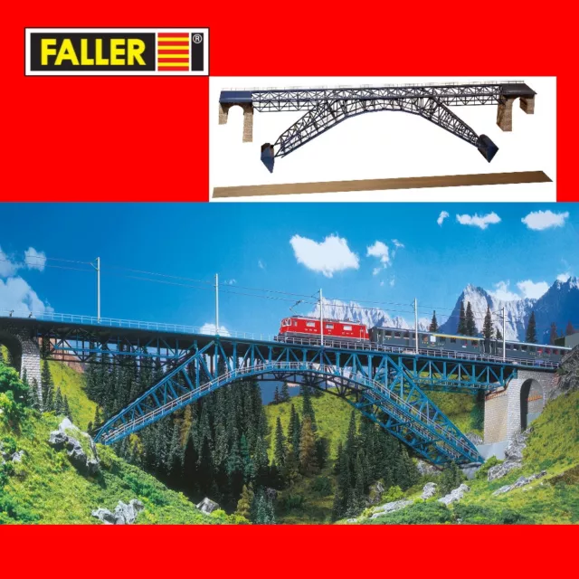 Faller 120535 Bietschtalbrücke Bausatz Spur H0 1:87 /P