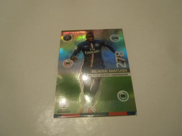 Carte Card n°260 Blaise MATUIDI Paris PSG France PANINI ADRENALYN 2017