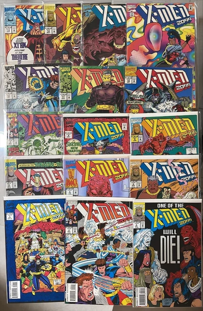 X-Men 2099 1, 2, 3, 4, 5, 6, 7, 8, 9, 10, 11, 12, 13, 14, 15, 17 Lot of 16Marvel