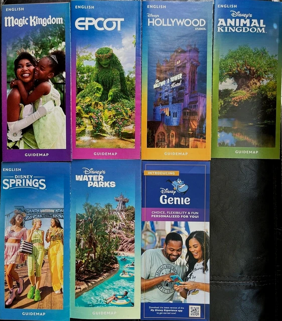 NEW 2024 WALT Disney World Theme Park Guide 6 Maps + Genie!! 1 Seller