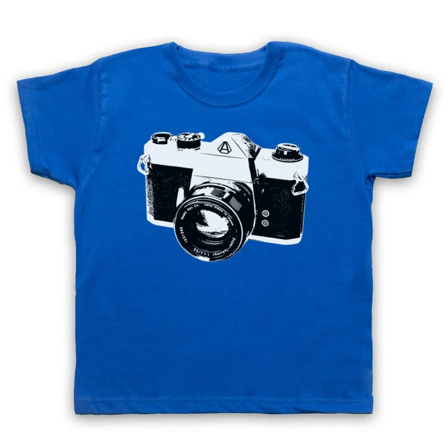 Vintage Slr Camera Photography Retro Cool Kids Childs T-Shirt