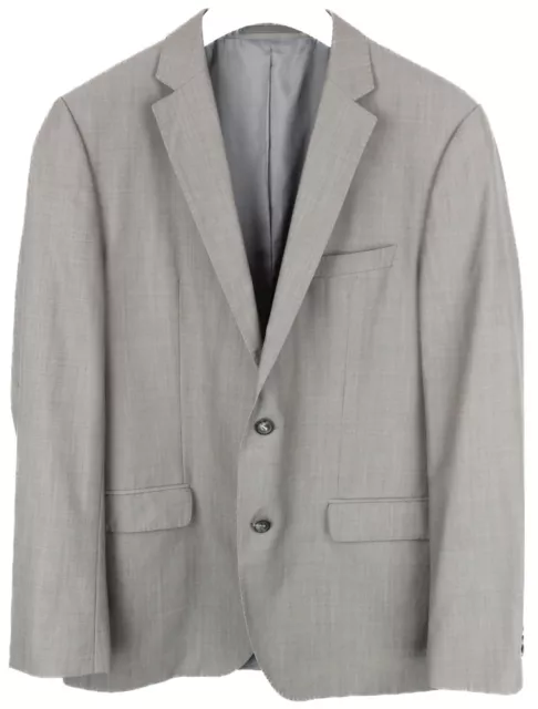 Hugo Boss The Jam2/Sharp2 Blazer Homme US 40R Laine Cran Revers Gris