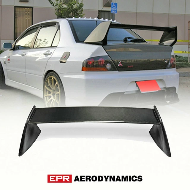 For MITSUBISHI Evolution EVO 7 8 9 FQ Style Carbon Fiber Rear Spoiler Wing Kit
