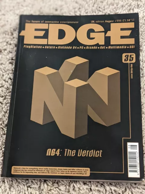 EDGE Magazine Gaming Issue 35 August 1996 N64 Verdict Mario Nintendo UK Edition