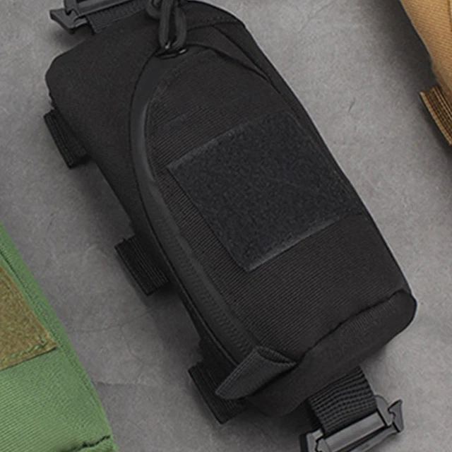 (Black) Military Survival Emergency Bag Wear Resistance High Density 3