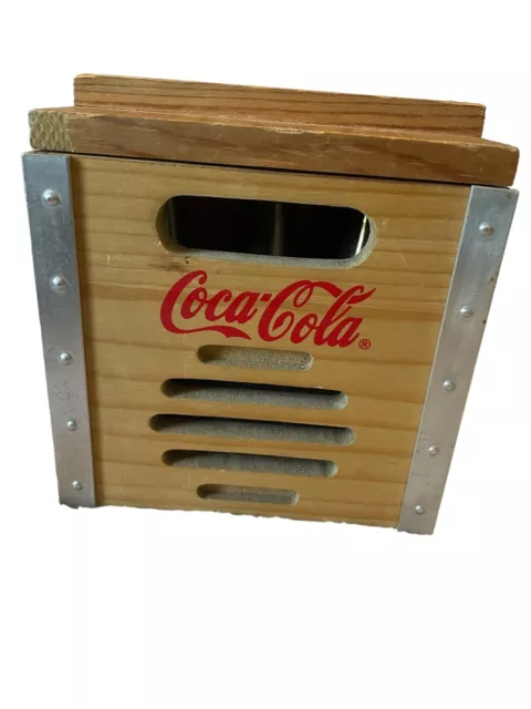 Coca Cola Crate Clock Radio AM/FM Alarm Clock Tested & All Functions Work 2