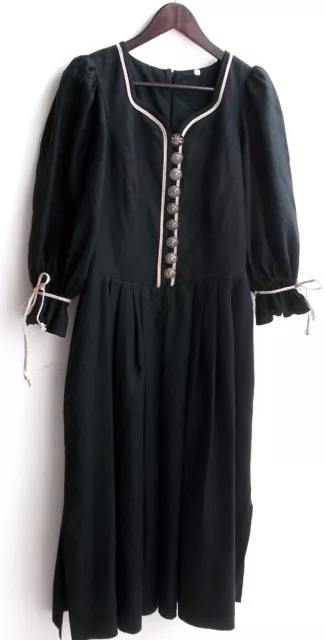 Abito tradizionale da donna lino nero taglia 40