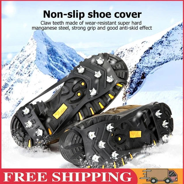 Trendyest Schuhspikes, Steigeisen für Bergschuhe, Ice Klampen Steigeisen mit 8 Z