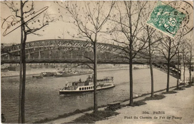 CPA PARIS 16e-Pont du chemin de Fer de Passy (325546)