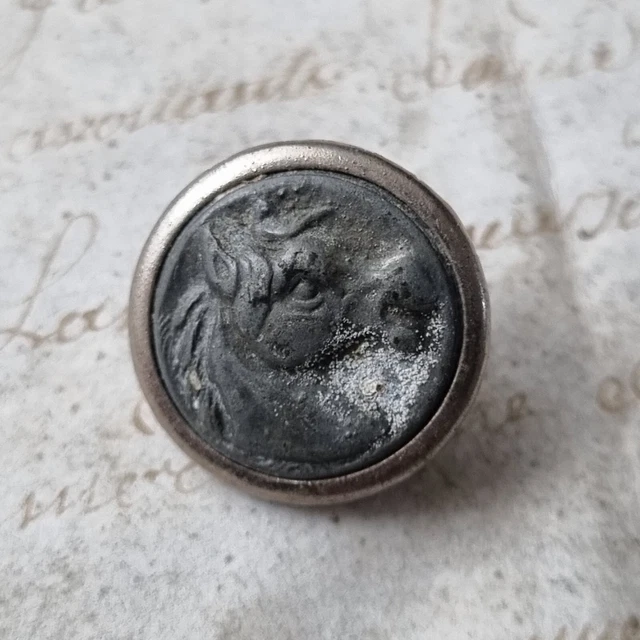 Bouton de Vénerie Ancien Chiens Equipage Dogs Hunting Button