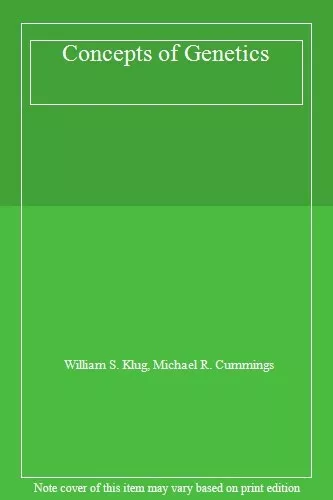Concepts of Genetics-William S. Klug, Michael R. Cummings, 97801