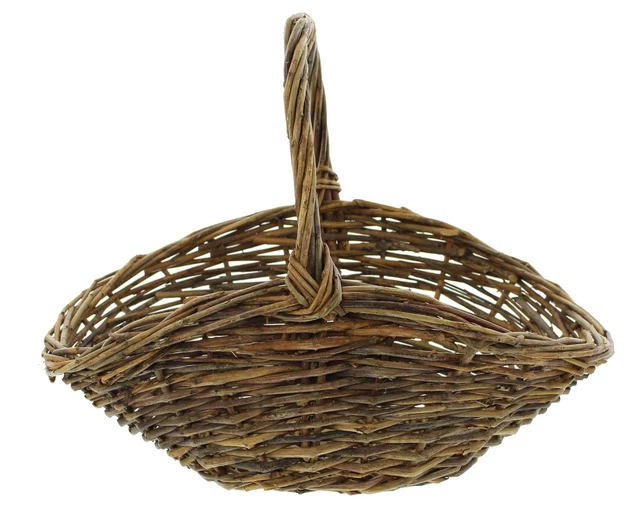Bügelkorb " Natura ", Grande Riempi Carrello Cesto Intessuto Manico Acquisto