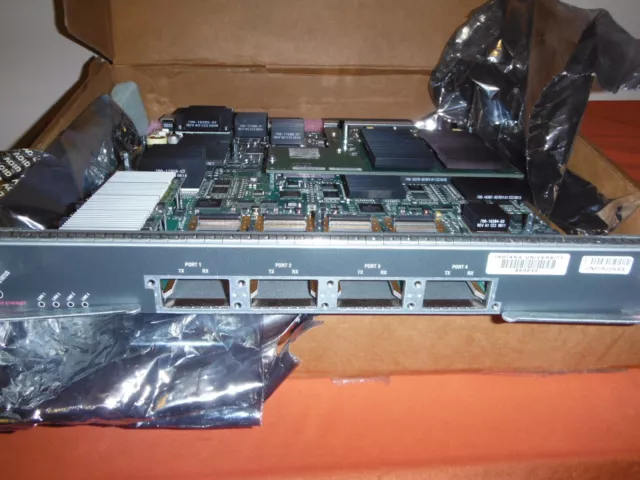 Cisco WS-X6704-10GE   4-Port 10GB *Used/Parts*