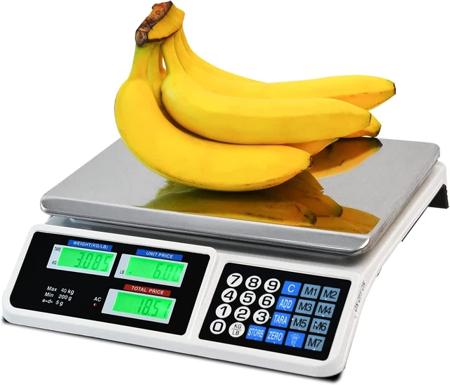 C-CHAIN 88LB Digital Price Scale Electronic Price Computing Scale LCD Digital Co