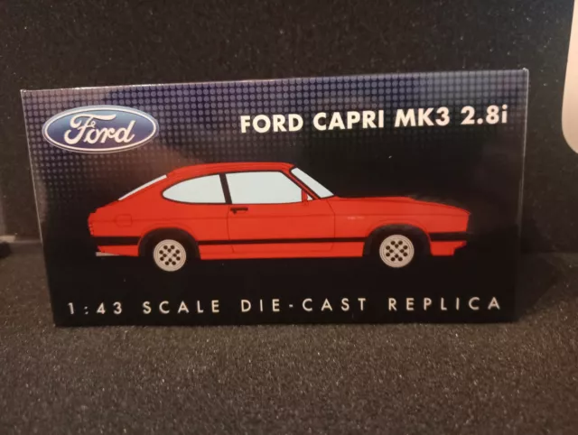 Atlas Editions  Ford Capri Mk3 2.8i Red 4 669 001  1/43