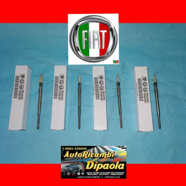 Kit 4 Candelette Originali Fiat 46796050 Opel Corsa C D Agila 1.3 Cdti Multijet