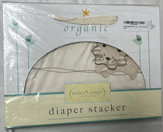 Bananafish Natures Jungle Diaper Stacker New