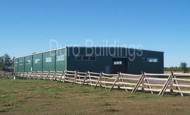 DuroBEAM Steel 100'x100' Metal "Clear Span" Riding Arena I-Beam Buildings DiRECT