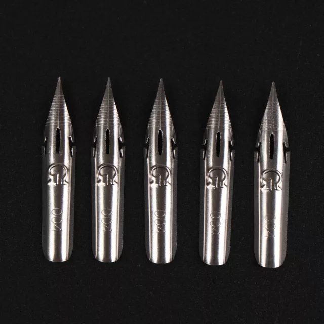 5Pcs Dipped Tip G Nib Metal English Calligraphy Stationery Office School Supp $d