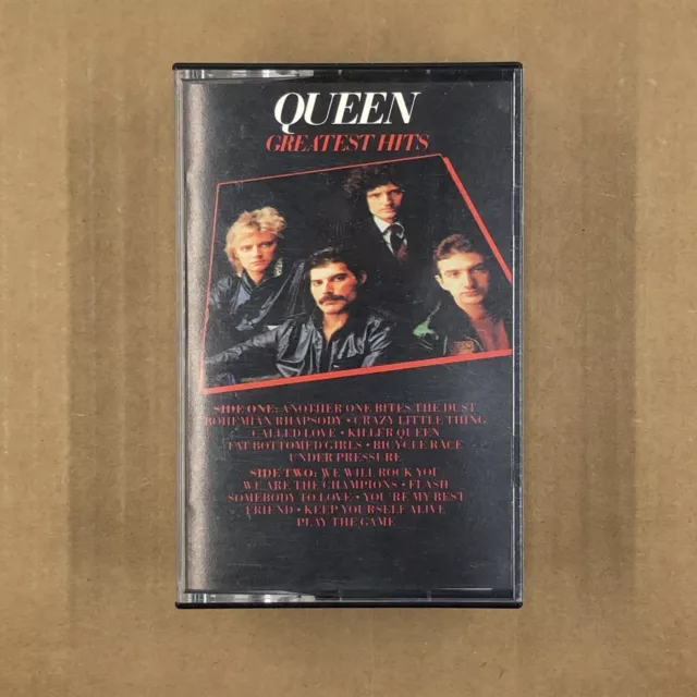 QUEEN Cassette Tape GREATEST HITS 1981 VINTAGE BOHEMIAN RHAPSODY KILLER QUEEN