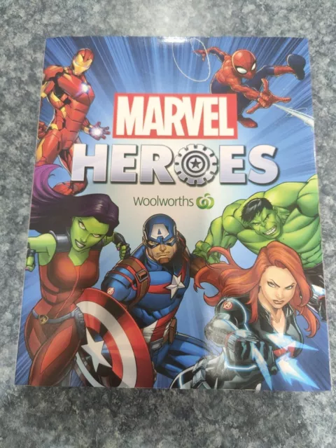 Woolworths Marvel Heroes Full Set 42 Discs Collectors Case Album Complete