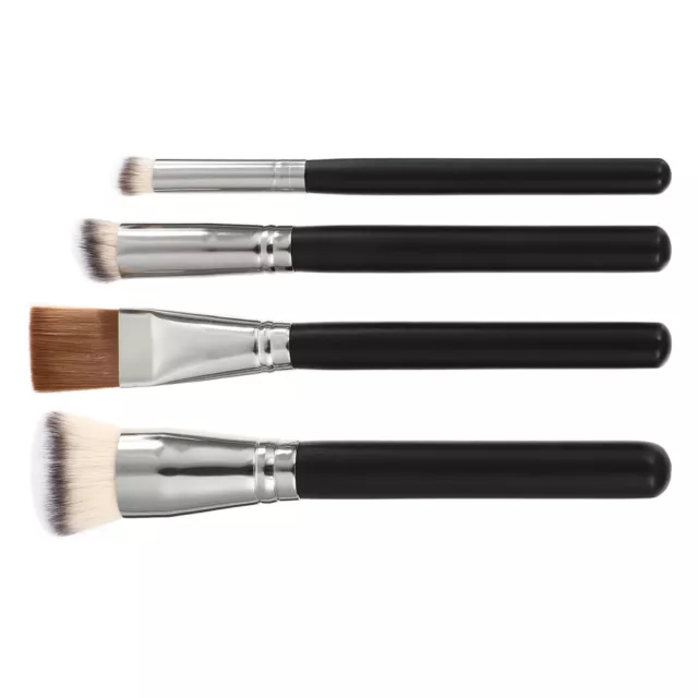 4 Pcs Foundation Brush Mask Cosmetics Angled Eyebrow Makeup Concealer Paint