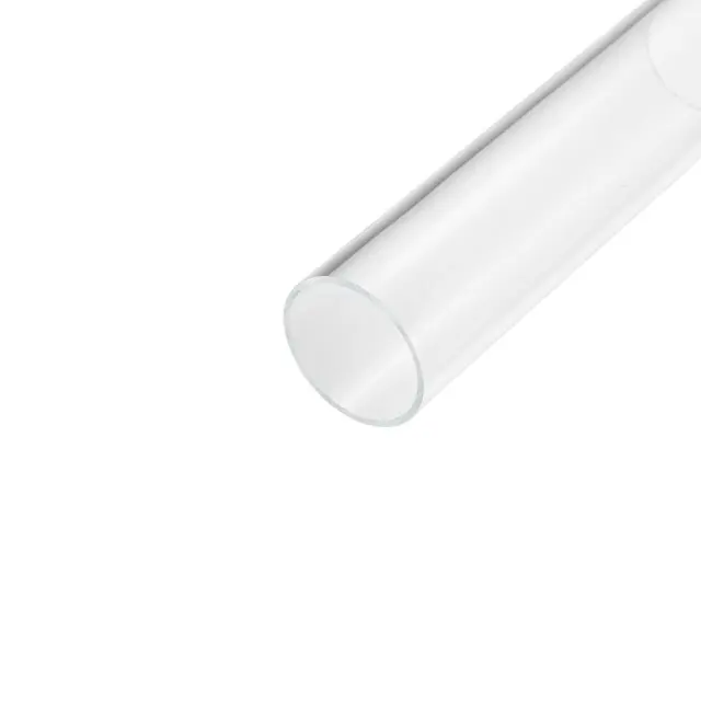 Acrylic Pipe Clear Rigid Tube 42mm ID 45mm OD 6" for Lamps and Lanterns