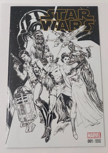 Star Wars #1 (2015) - Marvel J. Scott Campbell Sketch Variant Retailer Exclusive