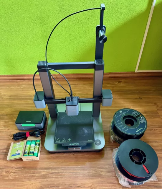 AnkerMake M5C • 3D-Drucker • 4x Druckfilament • Neuwertig