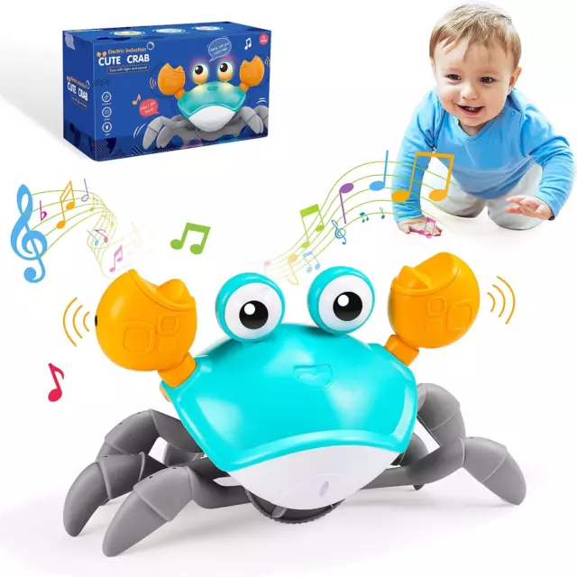 TOYZEY CRABE QUI Marche Bebe,Jouet Bebe 1 2 Ans Cadeau Enfant 1 2