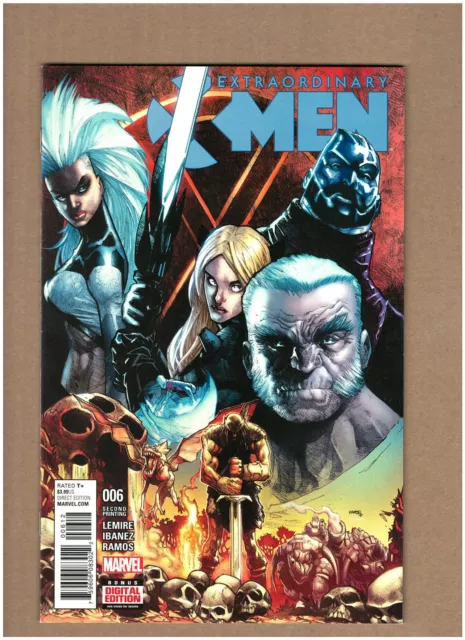 Extraordinary X-Men #6 2nd Print Marvel Comics 2016 Old Man Logan NM- 9.2