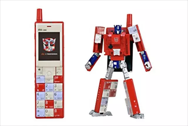 Transformers x au INFOBAR OPTIMUS PRIME Nishikigoi JP Exklusiv LE Takara Tomy