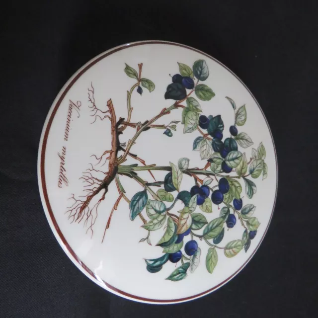 grande boite bonbonnière en porcelaine  villeroy et boch modèle botanica signé