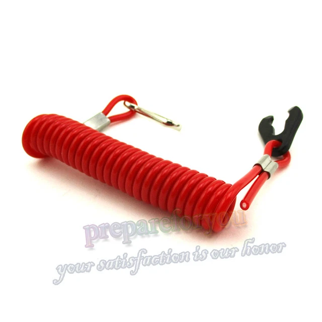 SAFETY TETHER LANYARD Cord For Kill Switch Jet Ski Boat Banshee Blaster