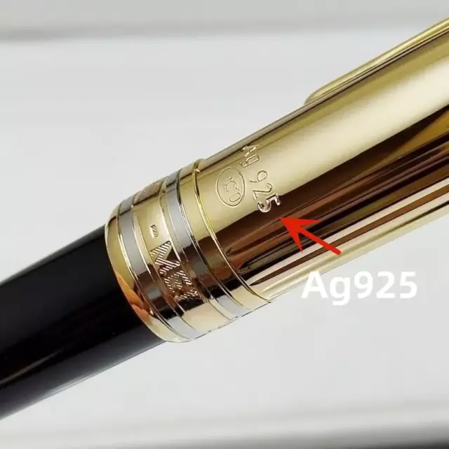 Relaxmate Luxury Roller Pen Nice Ballpoint Pen with Gold Trim Fancy Smooth  Wr
