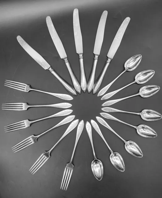 Antique Towle Lafayette Sold By Daniel Low and Co. Sterling Silverware Set