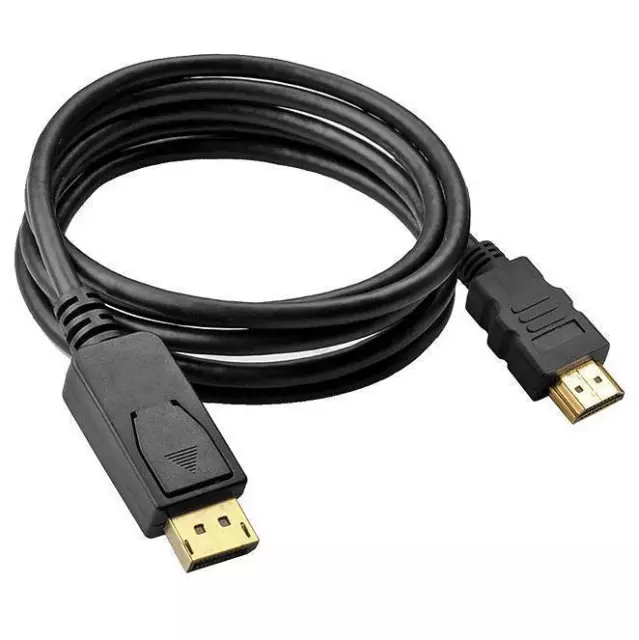 DP Displayport Display Port to HDMI Cable Male to Male Full HD HDTV High Speed