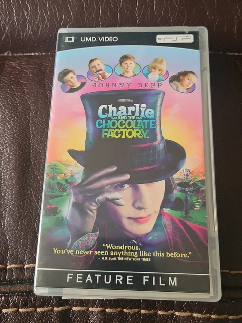 CHARLIE AND THE Chocolate Factory Sony Psp Umd Video Movie Johnny Depp ...