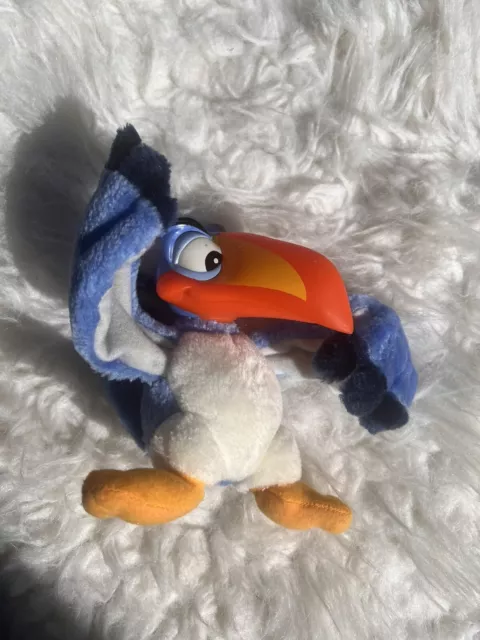 Vintage 1994 Walt Disney Mattel Lion King Zazu Hornbill Bird Plush