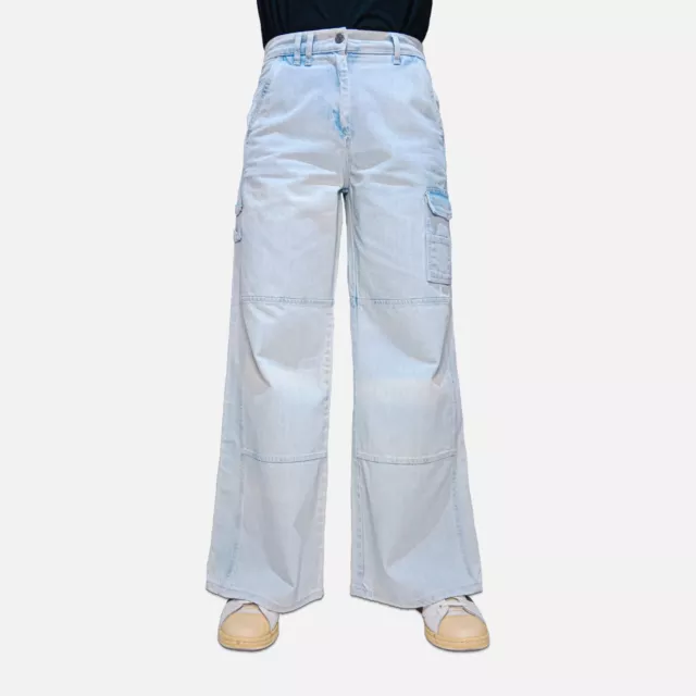 daily paper wide leg cargo jeans S PARACHUTE UTILITY CARPENTER DIESEL LEVI'S