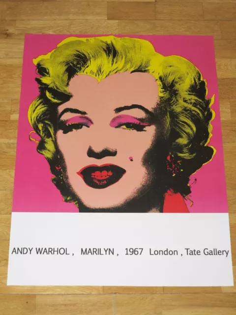 Andy Warhol Poster - Marilyn Monroe 1967 London Exhibition Plakat